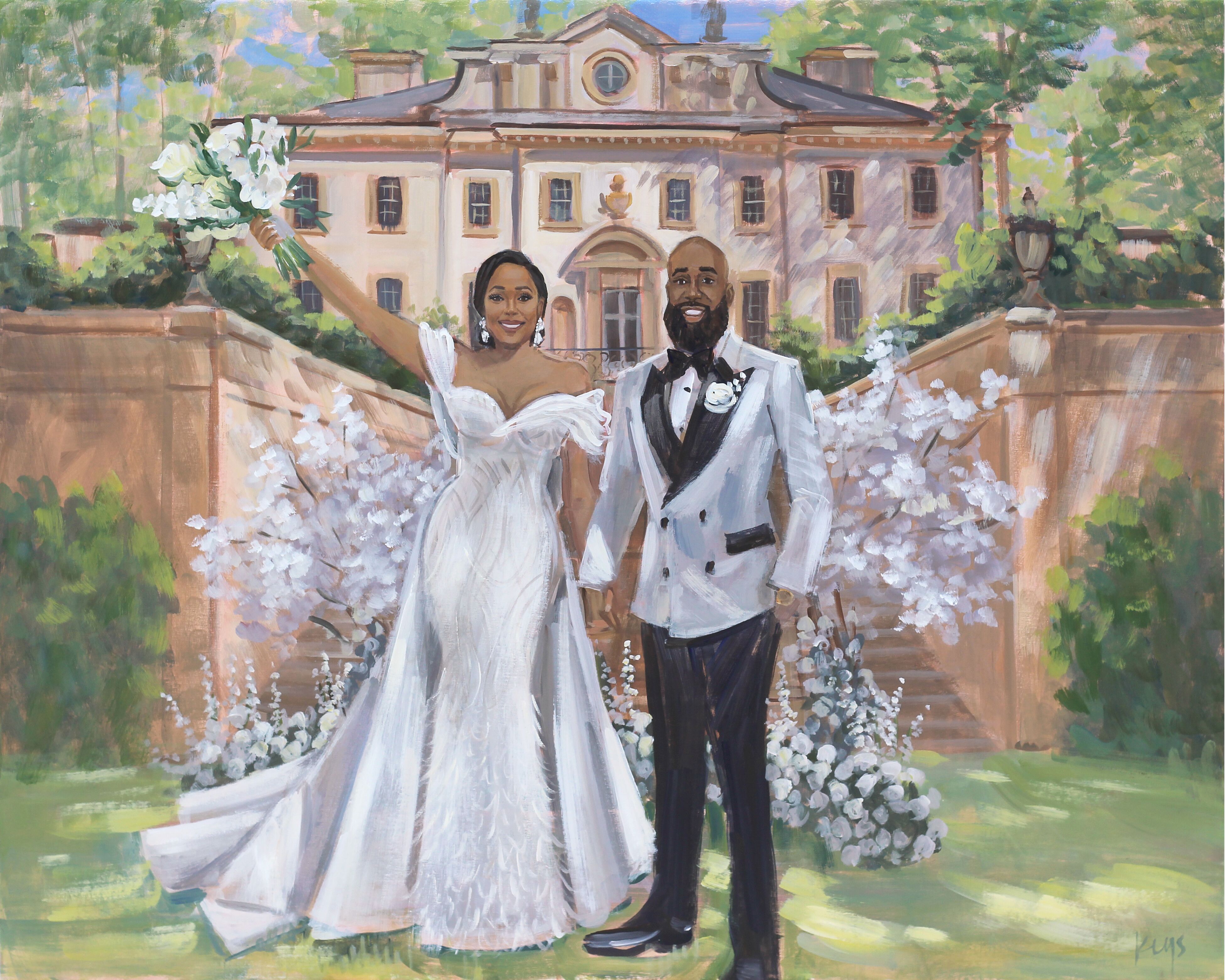 Wedding specialty vendors by Ben Keys Fine Art Studio in Charleston, SC