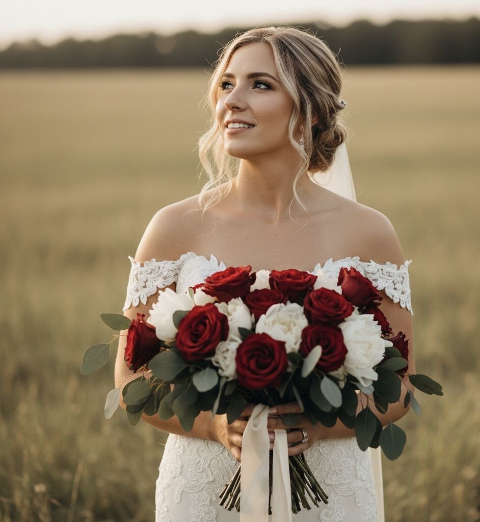Wedding hair & makeup by Amulya’s Artistry LLC in Chantilly, VA