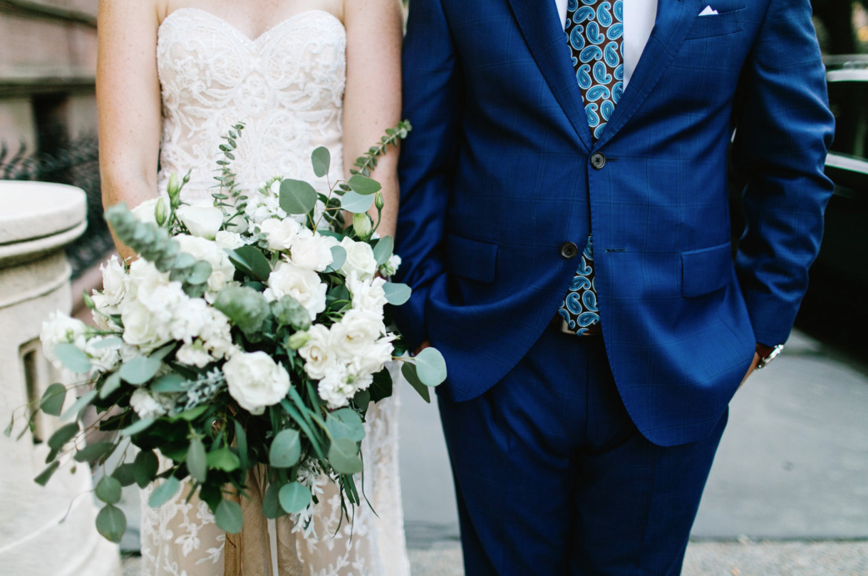 Wedding florist by Fleur De Lis Floral Design in Baltimore, MD