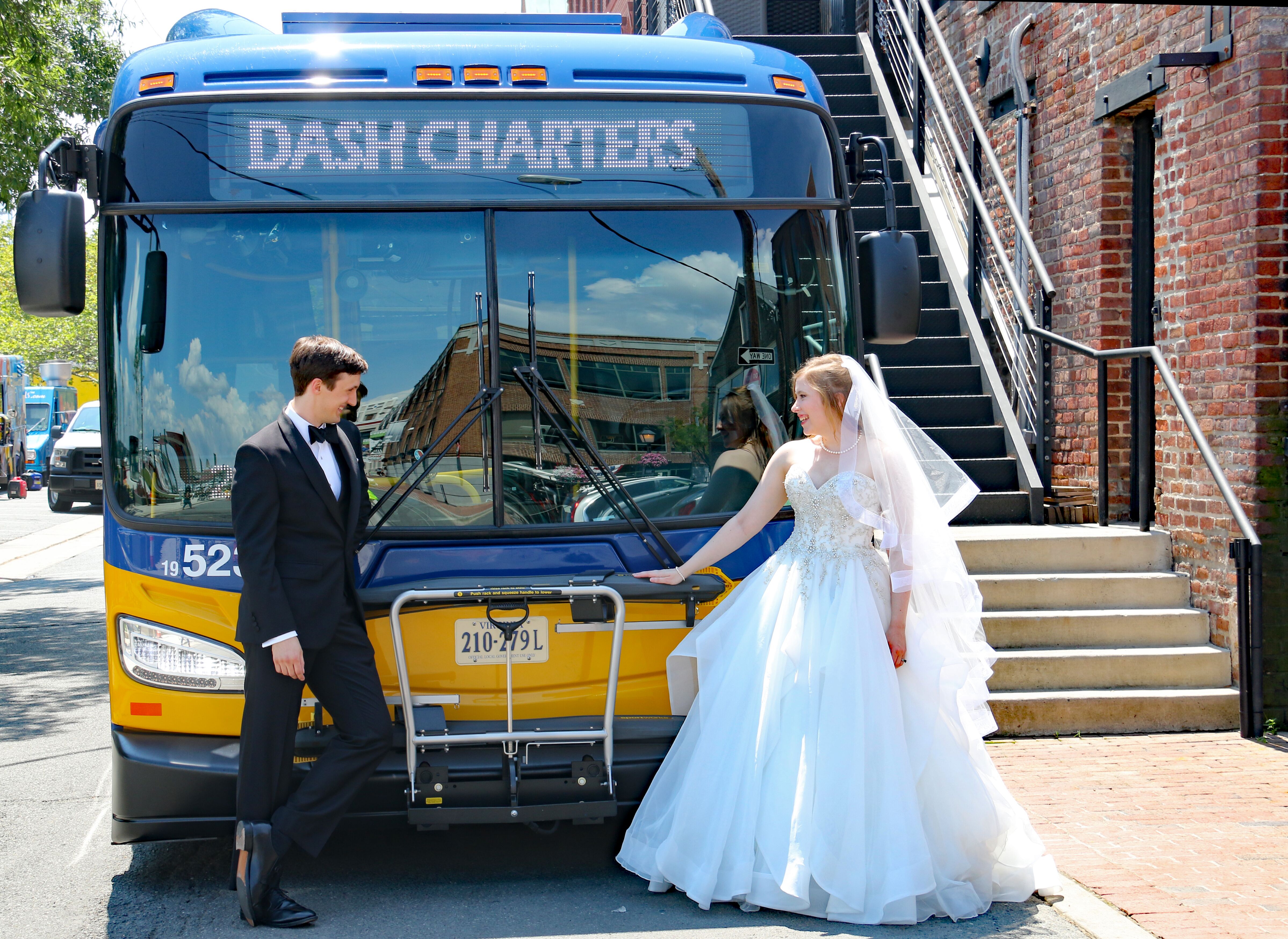 Wedding transportation by Alexandria Transit Company in Alexandria, VA
