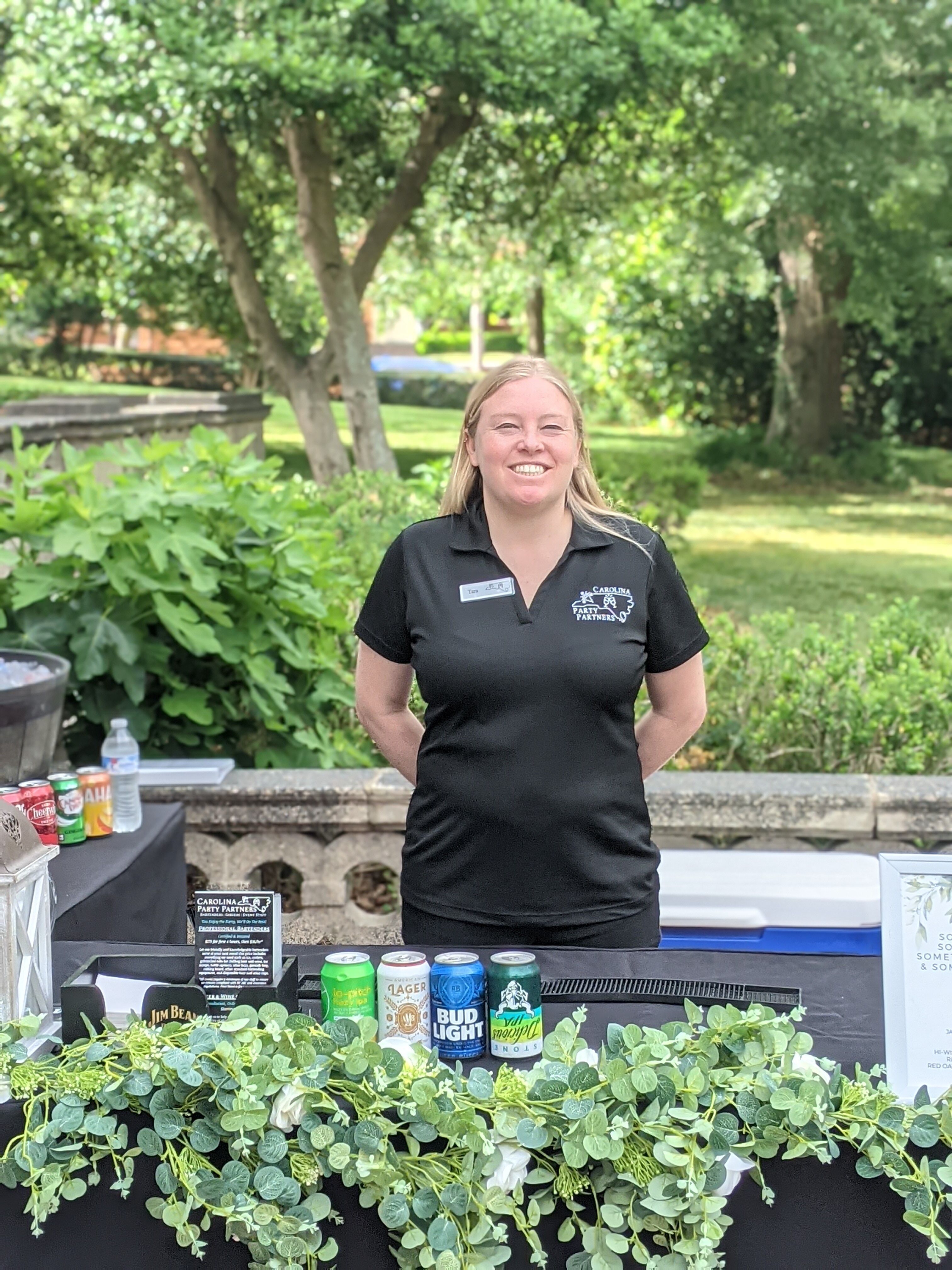 Wedding bartending by Carolina Party Partners in Cary, NC