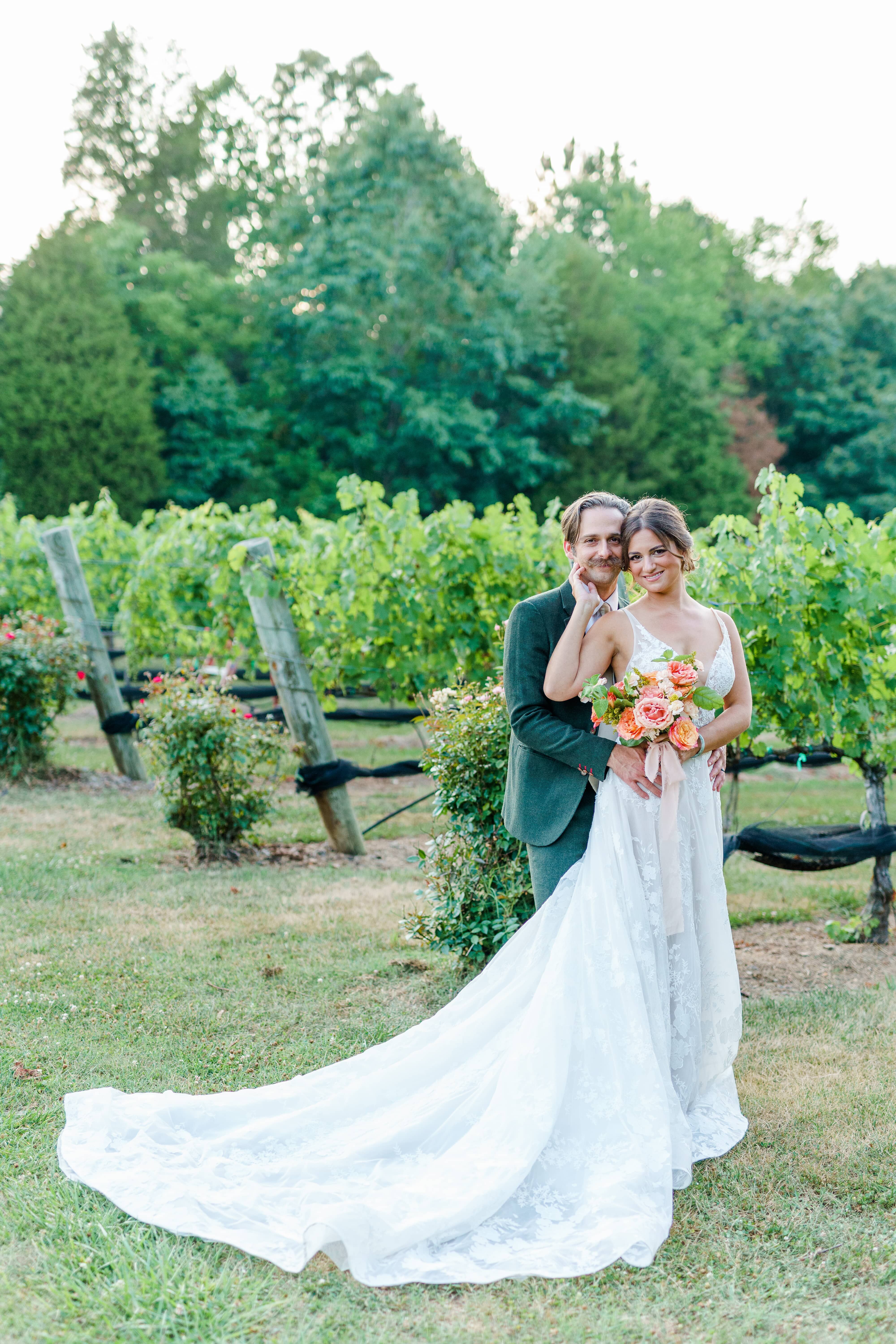 Wedding venue by Curran Alexander Vineyards in Lexington, NC