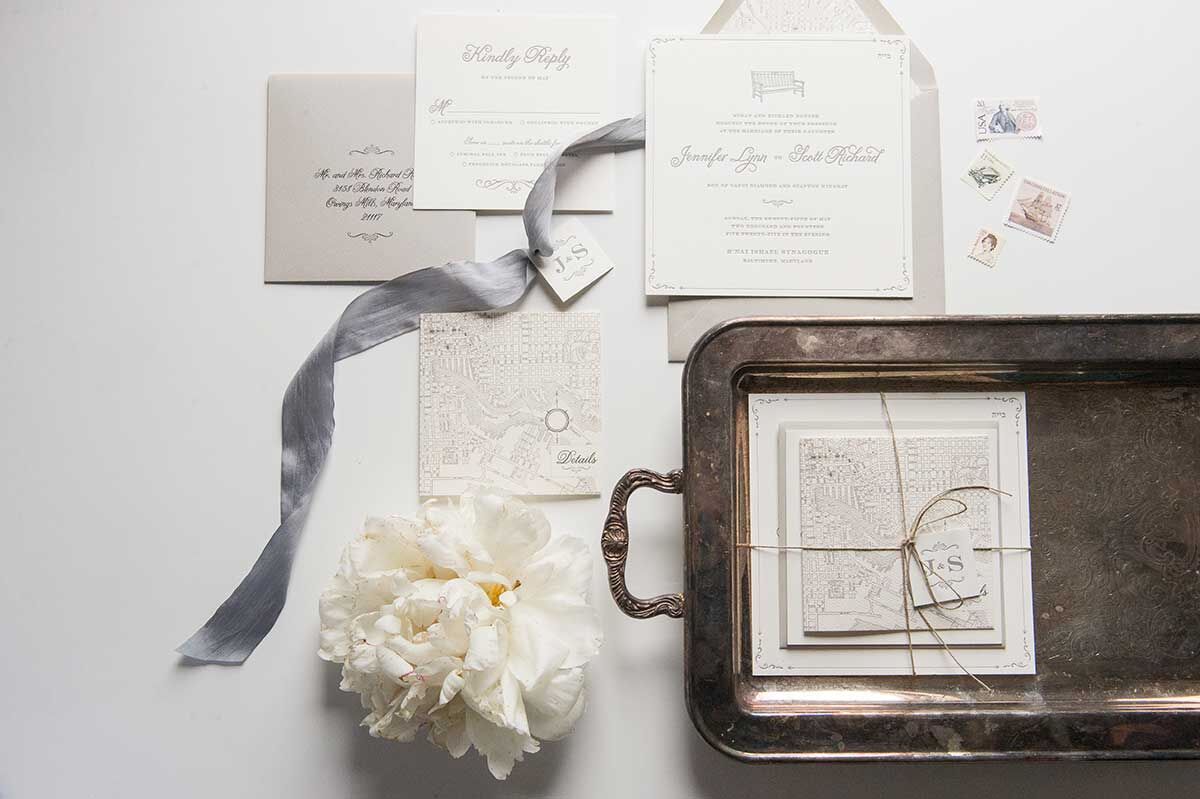 Wedding invitations by mlc designs in Towson, MD