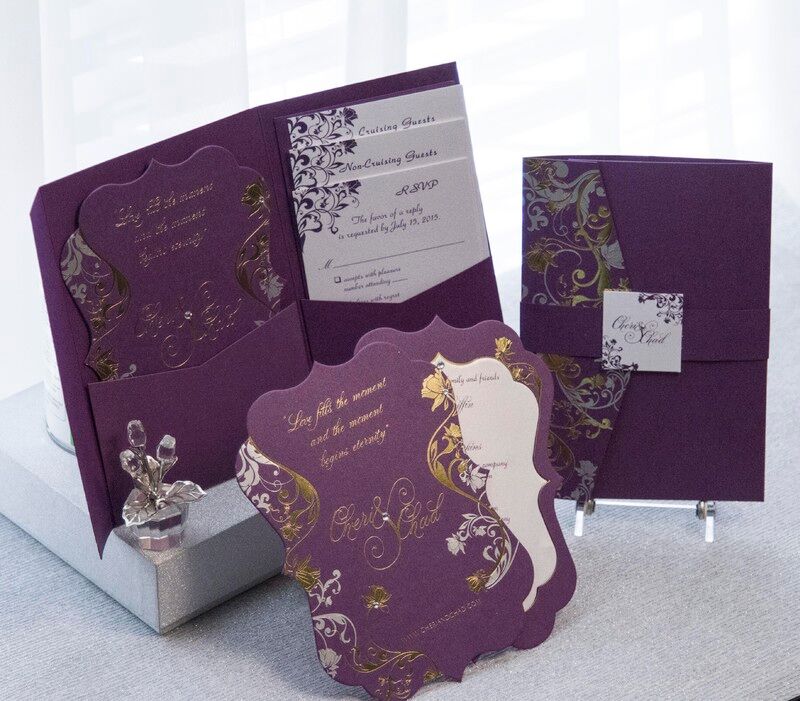 Wedding invitations by J Jackson Design in Alexandria, VA