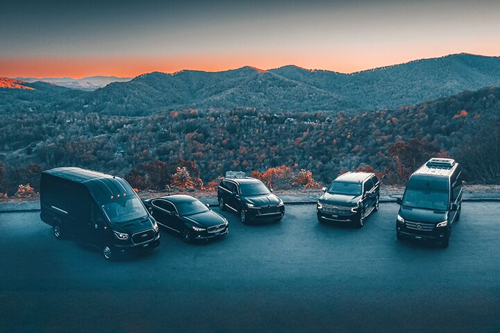 Wedding transportation by Asheville Premier Transportation INC in Asheville, NC