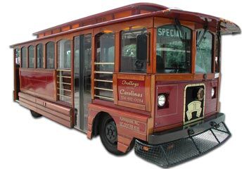 Wedding transportation by Trolleys Of The Carolinas in Charlotte, NC