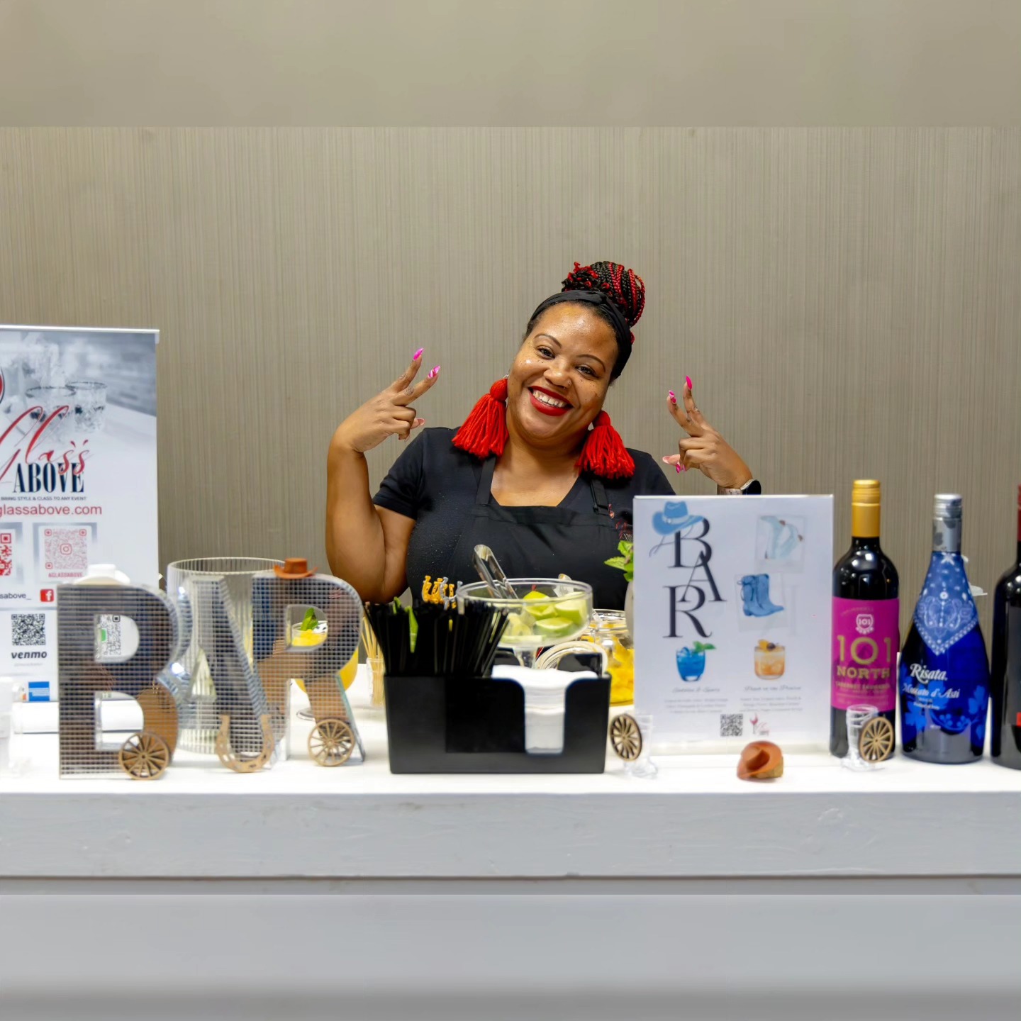 Wedding specialty vendors by A Glass Above in Apex, NC