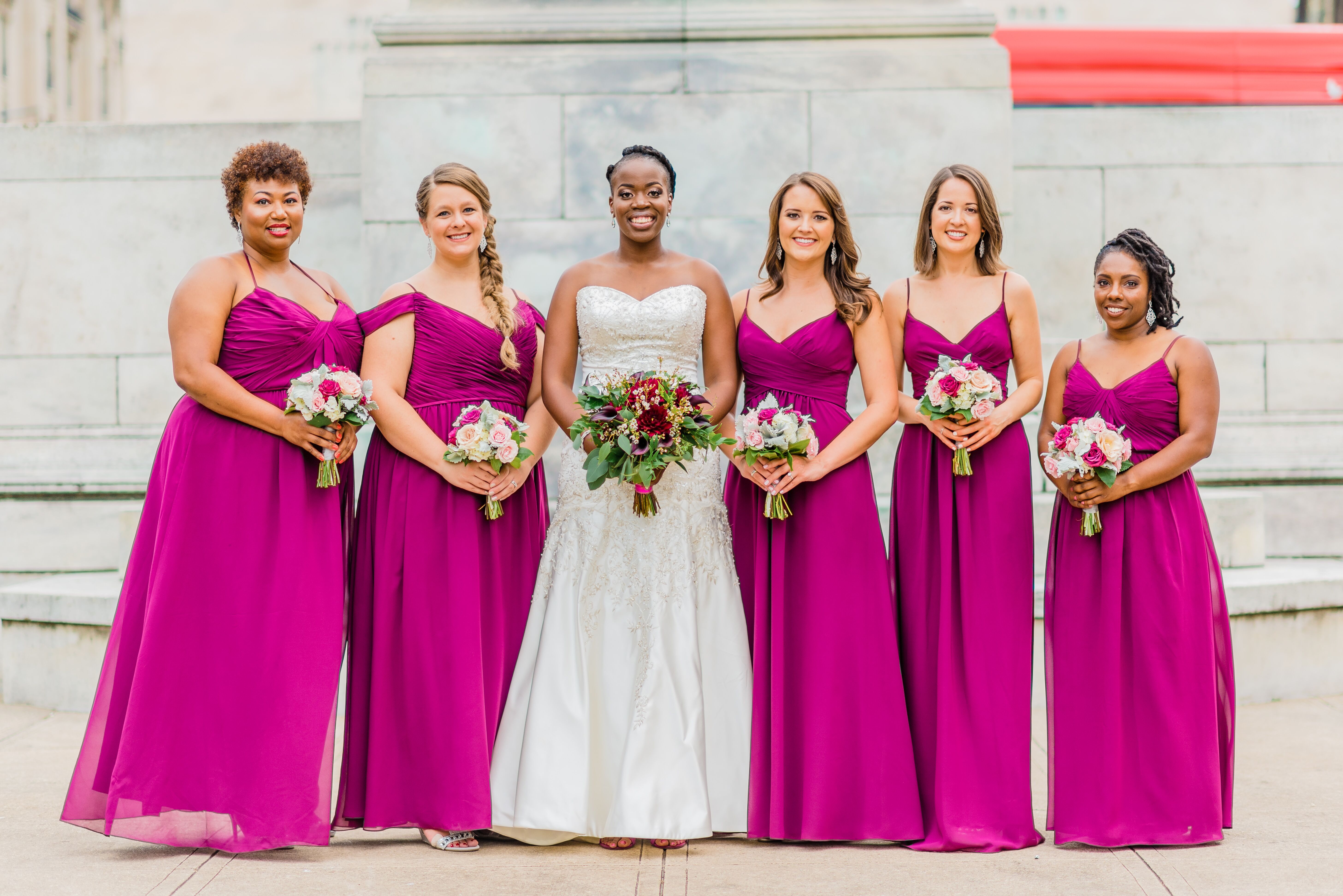 Wedding hair & makeup by Studio 7 The Salon and Spa in Baltimore, MD