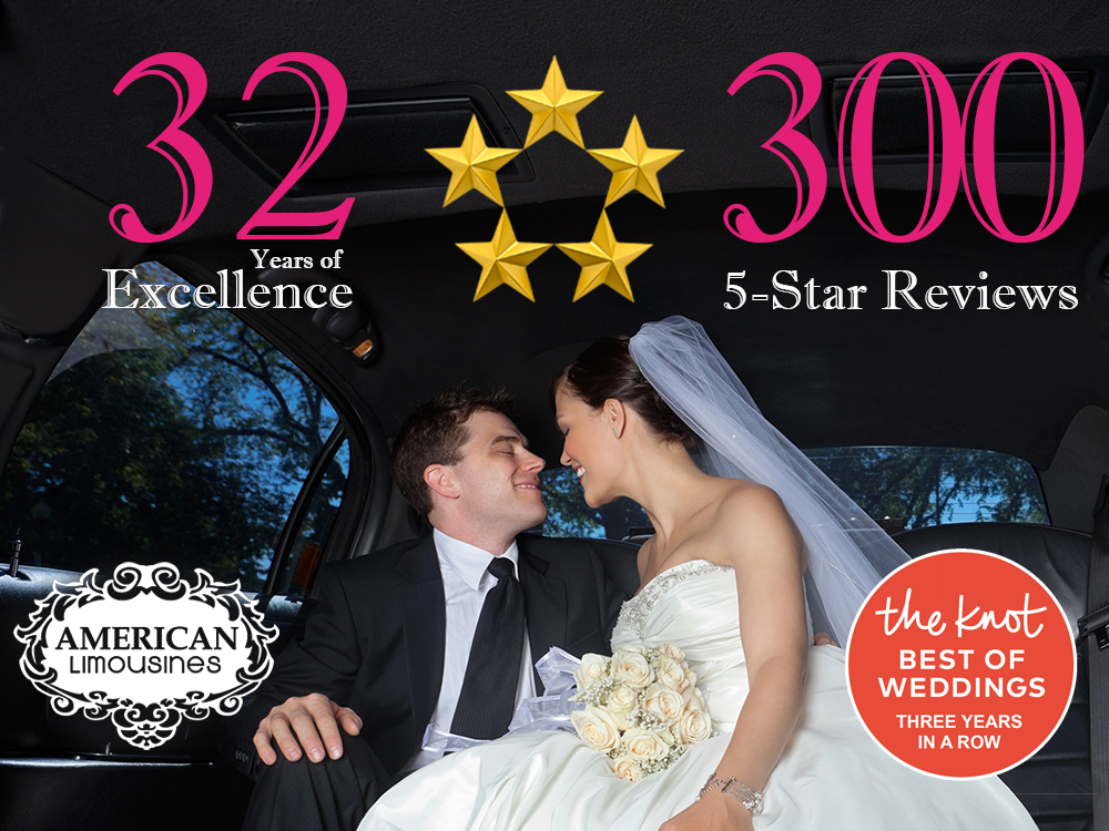 Wedding transportation by American Limousines, Inc. in Baltimore, MD