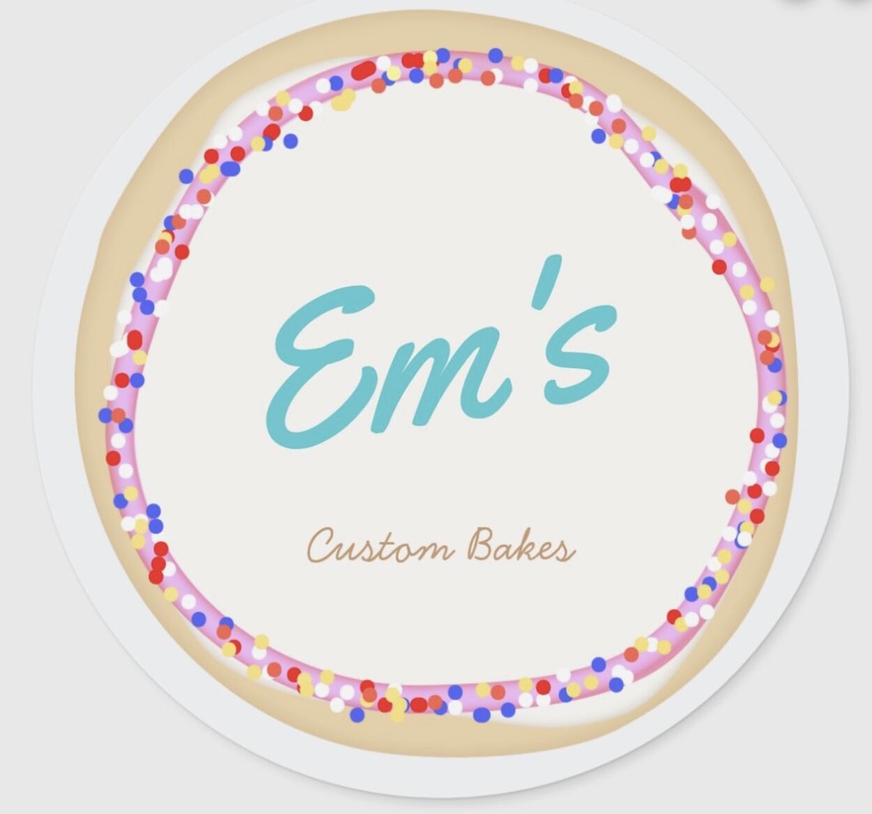 Wedding bakery by Em’s Custom Bakes in Wilmington, NC