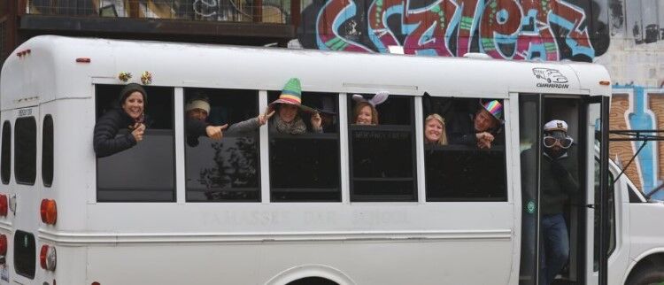 Wedding transportation by Asheville Adventure Company in Asheville, NC