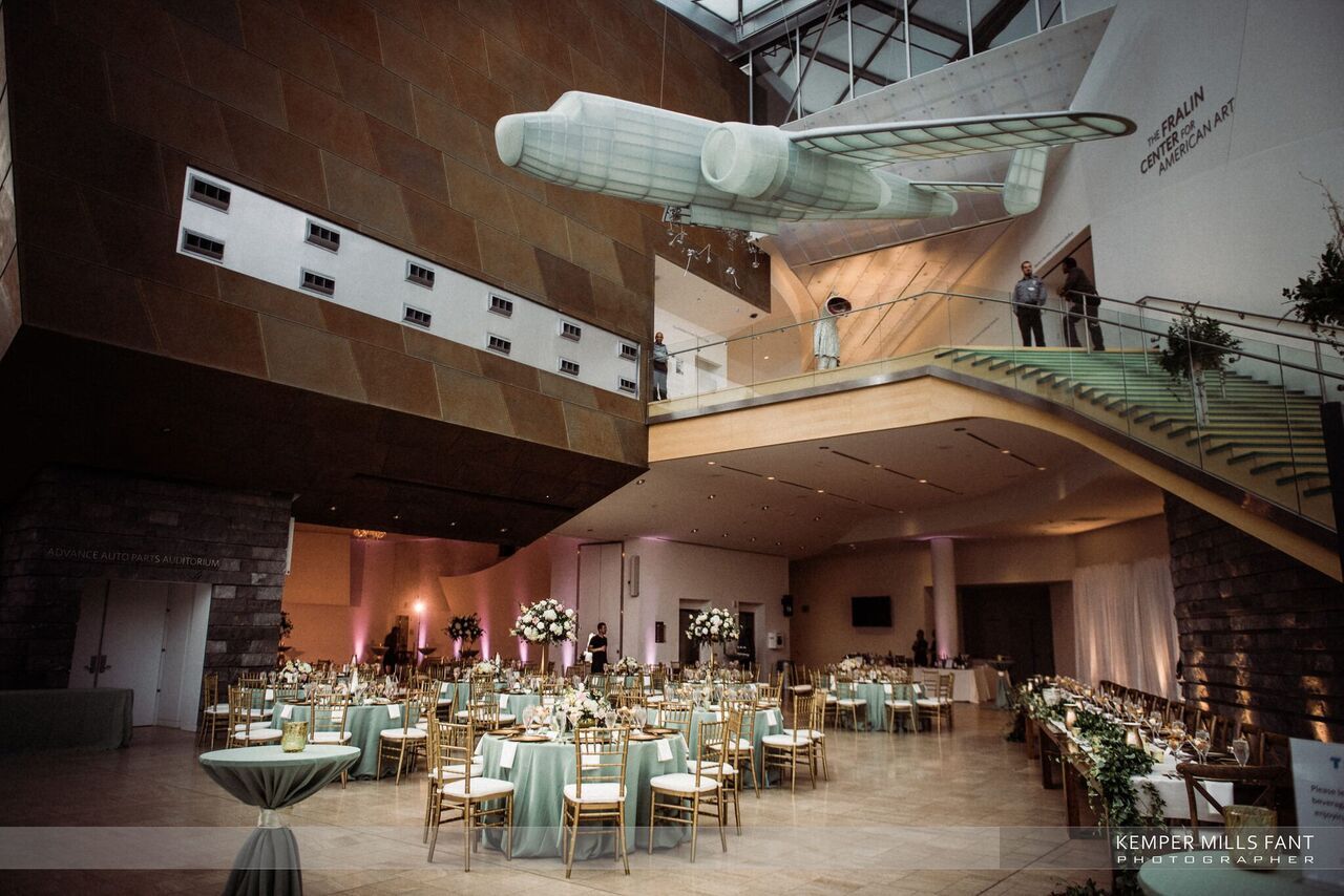 Wedding specialty vendors by Taubman Museum of Art in Roanoke, VA