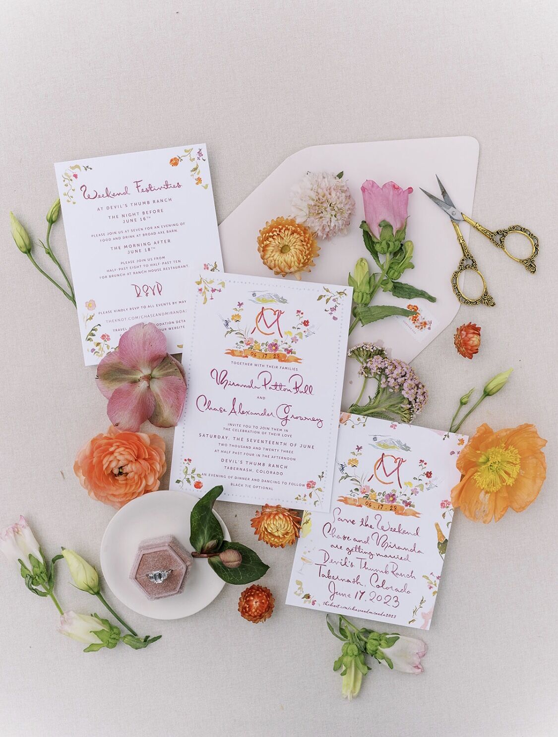 Wedding invitations by Jolly Edition in Baltimore, MD