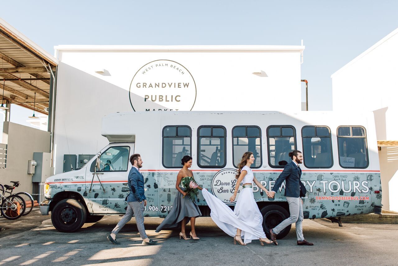 Wedding transportation by Damn Good Transportation in Asheville, NC
