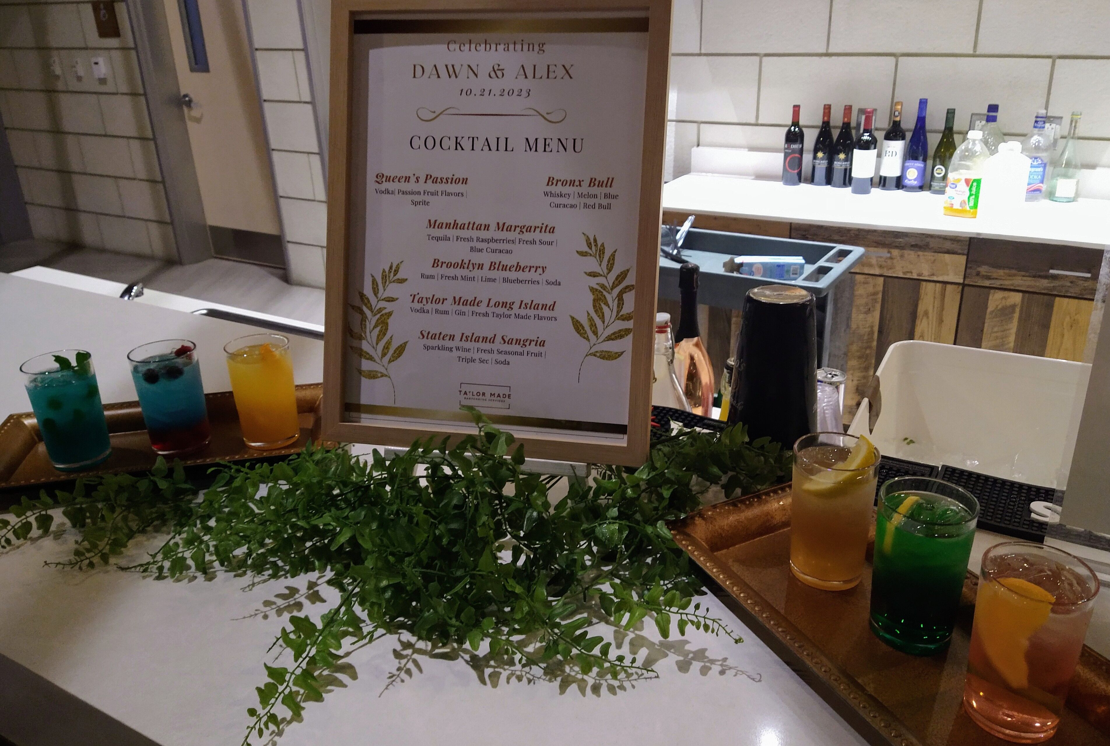 Wedding bartending by Taylor Made Bartending Services, LLC. in Virginia Beach, VA
