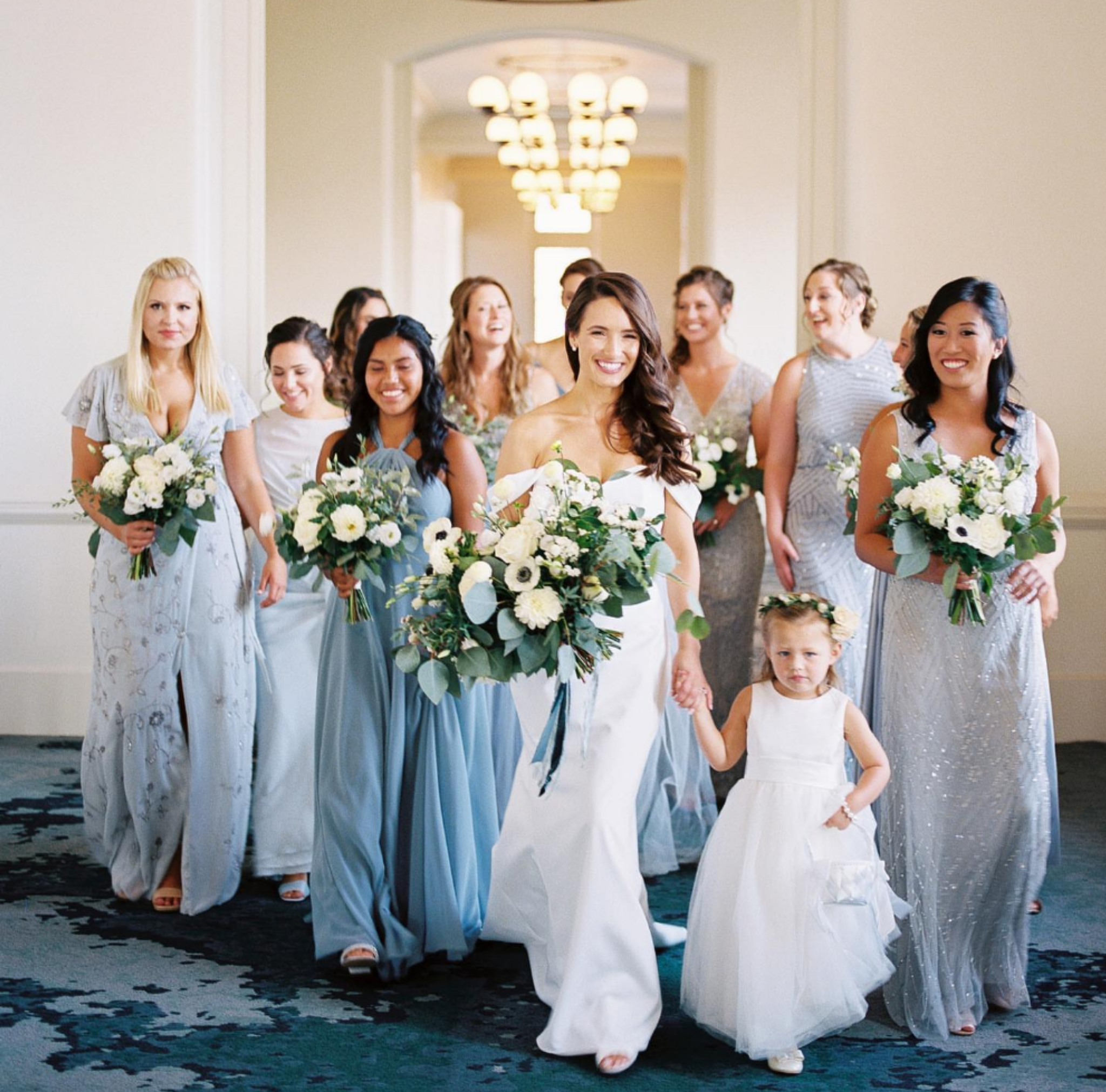 Wedding hair & makeup by Salon A Go-Go in East Aurora, NY