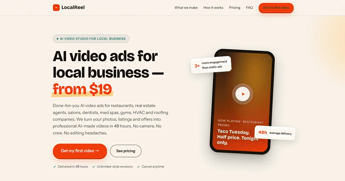 AI Video Ads for Local Businesses preview