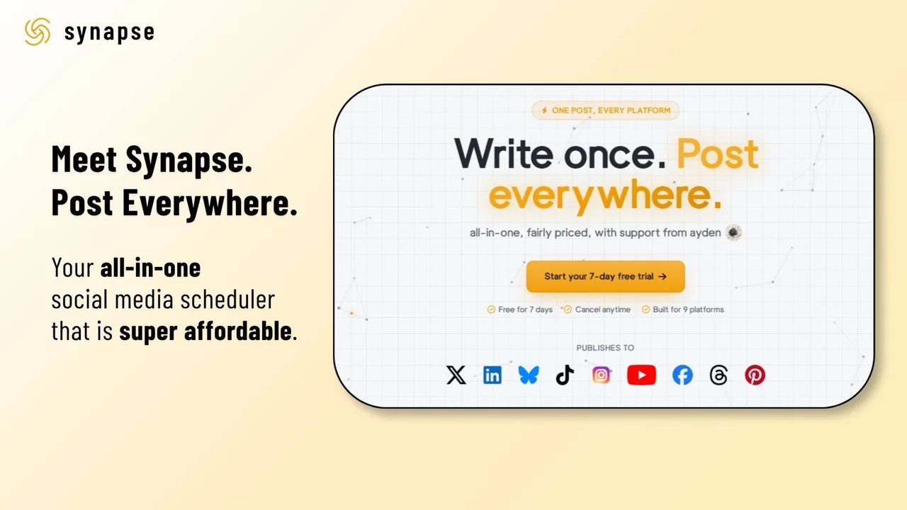 Synapse: Streamlined Social Media Management Tool preview