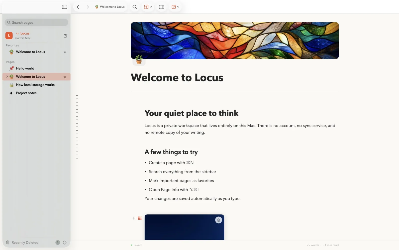 Locus: Private Notes App for Mac